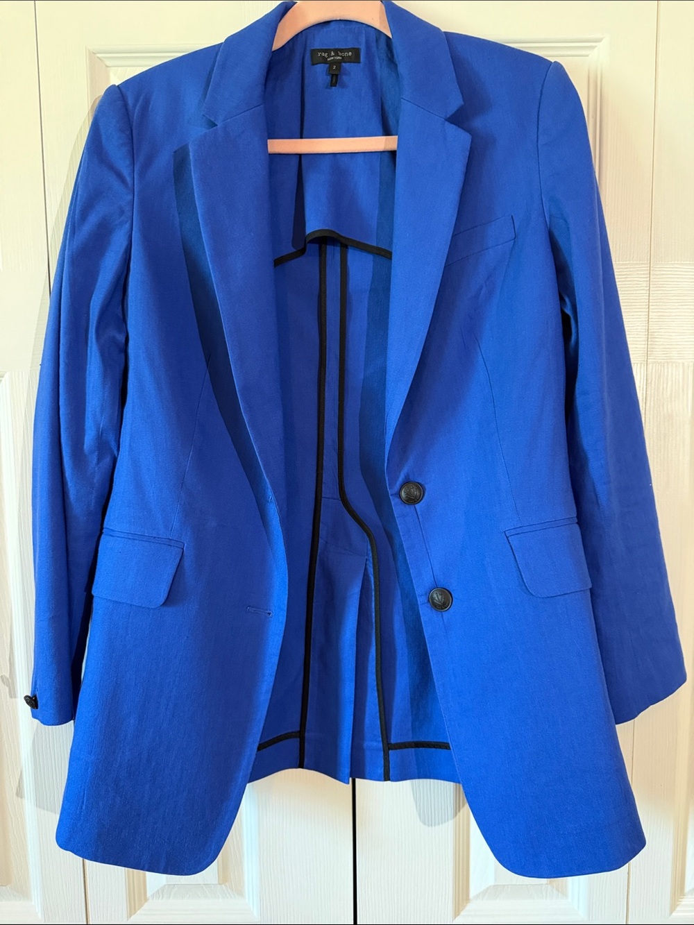 rag & bone Electric Blue Tailored Blazer